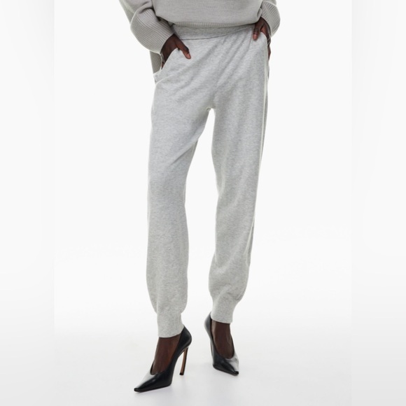 NWT Aritzia Babaton Rodin Jogger heather light grey XL - Picture 1 of 9